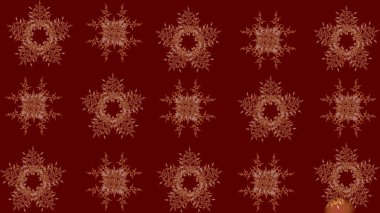 Küçük çiçekteki sevimli çiçek deseni. Kırmızı renkte çiçekler.