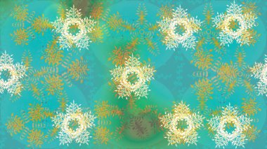 Çiçekli karalama şeklinde Raster çiçek deseni. Yumuşak, mavi renkte yaz çiçekleri. Raster illüstrasyonu.