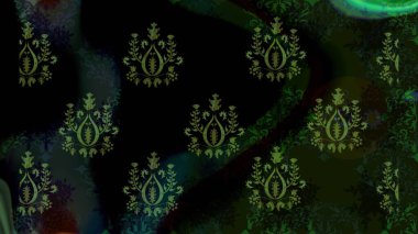 Kar tanesi süs desen. Snowflakes desen. Kar taneleri arka plan. Arka plan üzerinde izole soyut kar taneleri ile düz tasarım. Raster illüstrasyon.