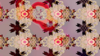 Raster illüstrasyonu. Noel stili. Bej ve nötr renklerde kar taneleri.