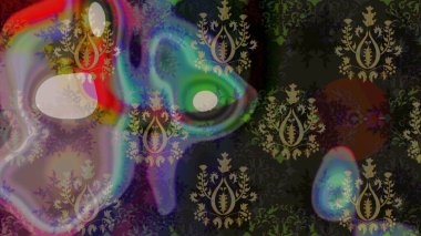 Kar tanesi süsleme deseni. Raster illüstrasyonu. Kar taneleri deseni. Kar taneleri arka planda. Arkaplanda soyut kar taneleri izole edilmiş düz tasarım.