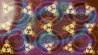 Kar tanesi süs desen. Snowflakes desen. Kar taneleri arka plan. Arka plan üzerinde izole soyut kar taneleri ile düz tasarım. Raster illüstrasyon.