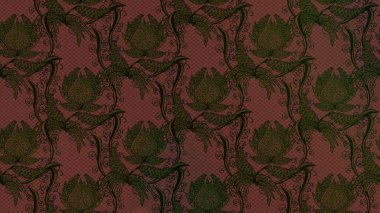 Renkli Bahar Teması eskiz kalıbı. Düz Çiçek Elementleri Tasarımı. Parlak arkaplan eskiz desenli çiçekli fantezi tasarımı.