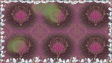 Parlak renkli çiçekleri ve kahverengi renkli yaprakları olan kusursuz çiçek desenleri. Modern çiçek arkaplanı. Halk tarzı. Moda baskıları için zarif bir şablon.