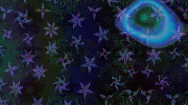 Arabesk ve çiçek öğeleri ile oryantal raster desen. Geleneksel klasik süs. Arabesk ile Vintage desen.