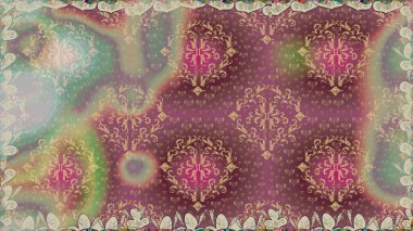 Soyut zarafet, çiçekli arkaplan deseni. Raster Güzel kumaş deseni.