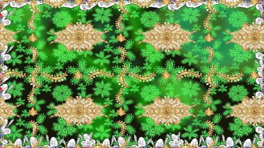 Düz renkli arka plan üzerinde izole kar taneleri tasarımı. Kar tanesi süs desen. Kar taneleri arka plan. Snowflakes desen. Raster illüstrasyon.