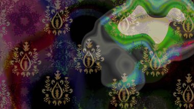 Üzerinde gri ve kahverengi kar taneleri olan bir Noel kartı. Kış kartı Mutlu Noeller, Yeni Yıl ve Mutlu Tatil Raster çizimleri. Kar taneleri arkaplanı.