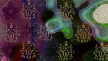 Raster kar taneleri arka planda. Kar tanesi rengarenk desen. Soyut kar taneleri arkaplanda izole edilmiş düz dizayn. Kar taneleri deseni. Raster illüstrasyonu.