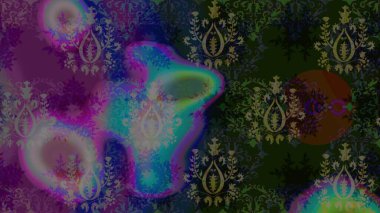 Renkli arka planda izole kar taneleri. Kış kar tanesi, raster arka plan. Yüzey için tekrarlanan doku, ambalaj kağıdı, gri ve mor renkler. Raster illüstrasyonu.