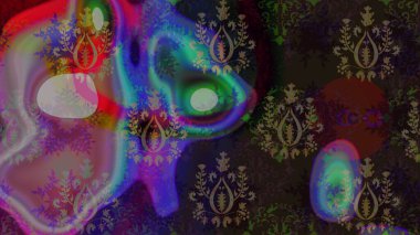 Raster illüstrasyonu. Noel stili. Gri ve kahverengi renkte kar taneleri.