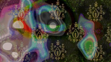 Kar tanesi ikonu, izole edilmiş. Renkli arka planda güzel kar taneleri. Düz dizayn. Raster illüstrasyonu.