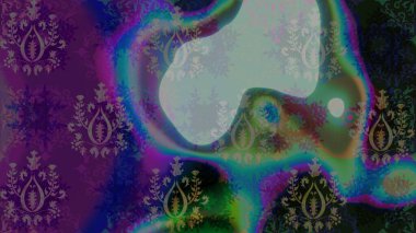 Geleneksel klasik süs. Arabesk ile klasik model. Arabesk ve çiçekli doğu raster desenleri.