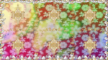 Kusursuz altın desen. Raster oryantal süs. Tarafsız renklerde altın elementlerle kusursuz desen.