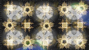 Kış kar taneleri, raster arka plan. Yüzey için tekrarlanan doku, ambalaj kağıdı, gri ve nötr renkler üzerine kar tanesi.