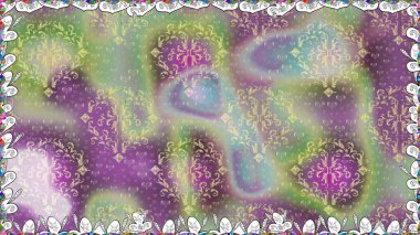 Çiçek deseni. Raster kusursuz. Güzel kumaş deseni. Düz Çiçek Elementleri Tasarımı. Renkli Bahar Teması Kusursuz Arkaplan.