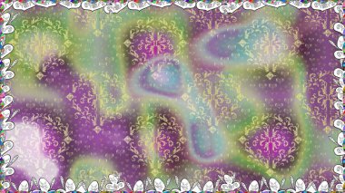 Çiçek deseni. Raster kusursuz. Güzel kumaş deseni. Düz Çiçek Elementleri Tasarımı. Renkli Bahar Teması Kusursuz Arkaplan.