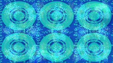 Renkli çizim kalıbı. Çiçek arkaplan. Çiçek duvar kâğıdı. Raster illüstrasyonu. Mavi renkte şirin tekstil.