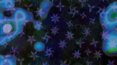 Kar tanelerinin soyut arkaplanlı Noel şablonu. Gri ve siyah kar taneleri. Raster illüstrasyonu. Noel ve Yeni Yıl moda baskıları için tatil tasarımı.