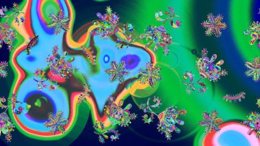 Kar tanesi süs desen. Snowflakes desen. Kar taneleri arka plan. Arka plan üzerinde izole soyut kar taneleri ile düz tasarım. Raster illüstrasyon.