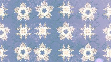 Kar Tanesi Simgesi. Kar Tanesi Raster illüstrasyonu. Mavi ve nötr renklerde izole edilmiş. Kış kar taneleri.