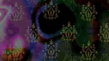 Raster illüstrasyonu. Kış kar tanesi, raster arka plan. Renkli arka planda izole kar taneleri. Yüzey için tekrarlanan doku, ambalaj kağıdı, siyah ve gri renkler.