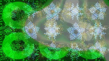 Yılbaşı kış tasarımı için renkli kar taneleri. Elle çizilmiş kartanesi karalaması. Raster illüstrasyonu.