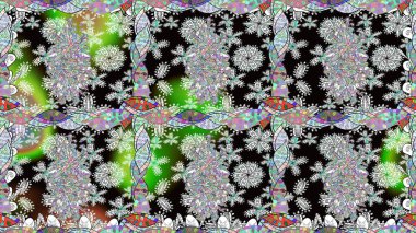 Tekstil, kumaş, kapaklar, duvar kağıtları, baskı, naylon, yapıştırma, örgü, dekupaj için çiçeksiz arkaplan. Küçük nötr çiçeklerdeki oldukça eski bir besin torbası deseni.