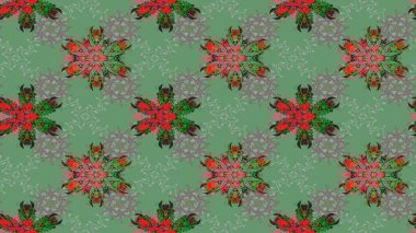 Kar Tanesi raster simgesi arkaplan yeşil ve gri renkli. Kış Noel 'inde kar bembeyaz kristal element. Meteoroloji buz koleksiyonu. Xmas Frost kar taneleri izole edilmiş siluet sembolü. Raster tasarımı.