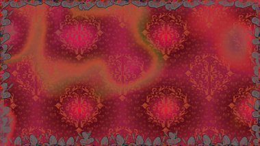 Küçük çiçekteki sevimli çiçek deseni. Güzel karalama çiçekleri olan kusursuz çiçek desenleri. Güzel kumaş deseni. Raster illüstrasyonu.