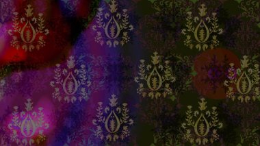 Kar tanesi süsleme deseni. Kar taneleri arka planda. Renkli arka planda izole edilmiş kar tanelerinin düz tasarımı. Kar taneleri deseni. Raster illüstrasyonu.