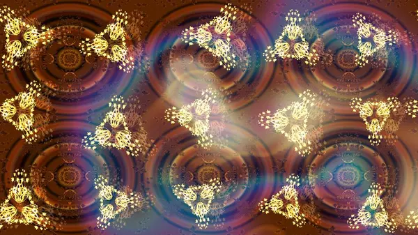 Sanat terapisi tarzı zen çizim için Contour kahverengi ve bej mandala şeklinde kar taneleri. El çizimi, dövme stili, kumaş tasarımı ve Raster illüstrasyonunda kartlar..