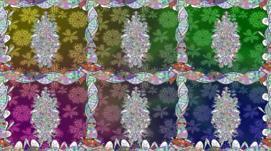 Soyut zarafet, çiçekli arkaplan deseni. Raster Güzel kumaş deseni.