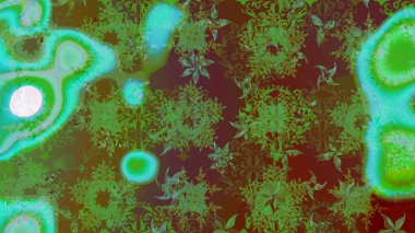 Noel süsleri ve Noel süsleri. Raster Noel soyut renkli arkaplan ve düşen kar tanesi.