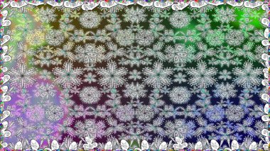 Kızılderili desenli desenli desenli şal deseni. Raster Henna dövme stili. Etnik Mandala süsü. Tekstil, tebrik kartı, boyama kitabı, telefon kılıfı baskısı için kullanılabilir.