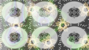 Üzerinde gelincikler ve vadi zambakları olan renkli çiçek desenli nakış deseni. Tekstil tasarımı için gri, nötr ve yeşil renkli geleneksel halk çiçekleri buketi.