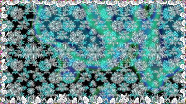 Suluboya, elle çizilmiş. Raster - stok. Vadinin renkleri. Kusursuz arkaplan deseni.