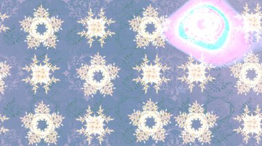 Güzel süs eşyası. Kar taneleri izole edildi. Mavi ve nötr renklerde kar tanesi süsü. Kar tanesi süsü Raster illüstrasyonu.