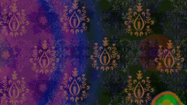 Renkli arka planda izole tatlı kar taneleri. Raster illüstrasyonu. Gri ve mor renkli kar taneleri. Kar tanesi raster deseni.