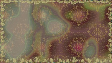 Tişörtsüz arka plan deseni. Kahverengi renkli çiçekler. Tropik çiçekler.