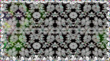 Renkli Bahar Temalı Kusursuz Arkaplan. Çiçekle kusursuz desen. Düz Çiçek Elementleri Tasarımı. Renkli çiçekler.