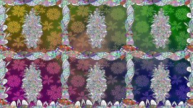 Sevgililer günü ve tebrik kartı konsepti için şık bir davetiye. Çiçek kompozisyonu, el boyası, hassas şablon. Üst manzara, yumuşak yeşil renk tarzı. Manzaralı çiçek deseni.