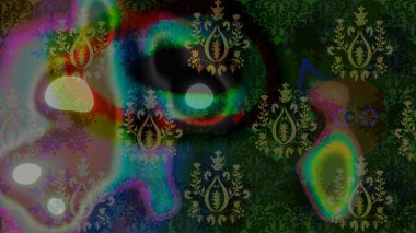 Kış grisi ve yeşil noel kar kristal elementi. Meteoroloji buz koleksiyonu. Raster illüstrasyonu. Xmas Frost kar taneleri izole edilmiş siluet sembolü. Kar Tanesi raster simgesi arkaplanı.