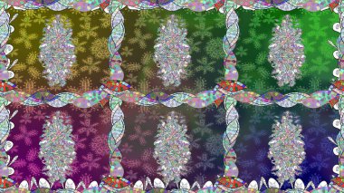 Sabıka fotoğraflarında, bebek kıyafetlerinde, duvar kâğıtlarında, paket kutularında falan kullanılabilir. Zarif, parlak ve kusursuz yeşil çiçek deseni tasarımı.