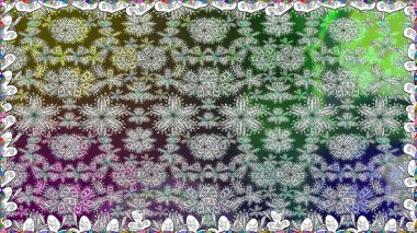 Renkli çiçekler. Küçük çiçekte sevimli çiçek deseni var..