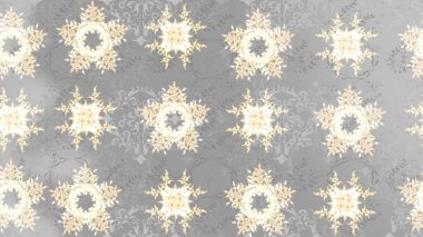 Kar tanesi rengarenk desen. Raster illüstrasyonu. Kar taneleri deseni. Raster kar taneleri arka planda. Soyut kar taneleri arkaplanda izole edilmiş düz tasarım.