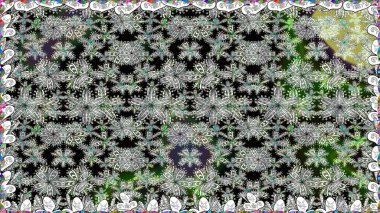 Renkli çiçekler. Renkli Bahar Temalı Kusursuz Arkaplan. Güzel çiçek deseni. Düz Çiçek Elementleri Tasarımı.