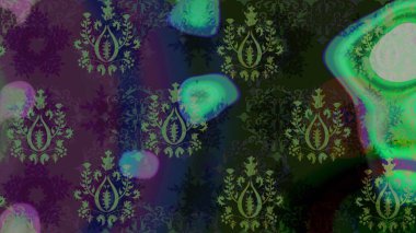 Gri ve yeşil renklerde şirin soyut kar taneleri raster tasarımı. Düz kar karalama ikonları, yılbaşı afişi için kar taneleri silueti, kartlar. Yeni yıl kar tanesi.