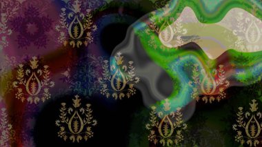 Noel doodle desen kar taneleri, raster arka plan ile. Raster illüstrasyon.