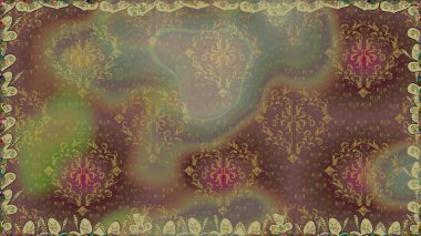 Düz Çiçek Elementleri Tasarımı. Renkli çiçekler. Renkli Bahar Temalı Kusursuz Arkaplan. Raster illüstrasyonunda kusursuz çiçek deseni.